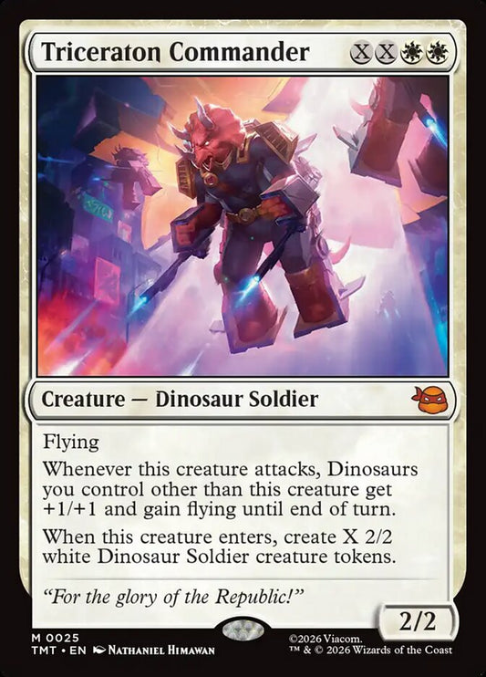 EN | Triceraton Commander| Foil| TMT-25