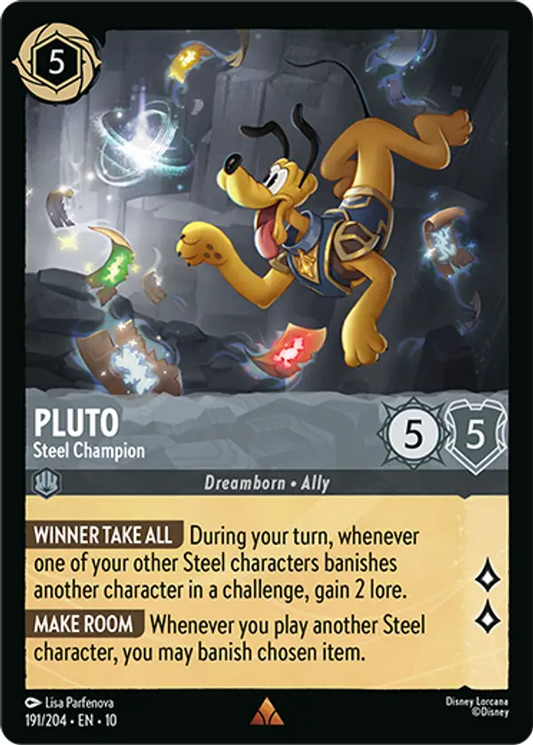 Set 10-191 | Pluto - Steel Champion | Rare