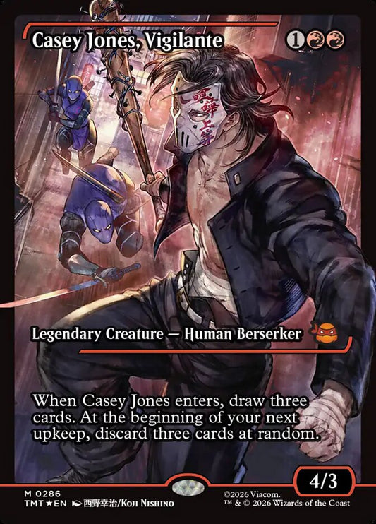 TMT-286 Casey Jones, Vigilante | Rare (EN)