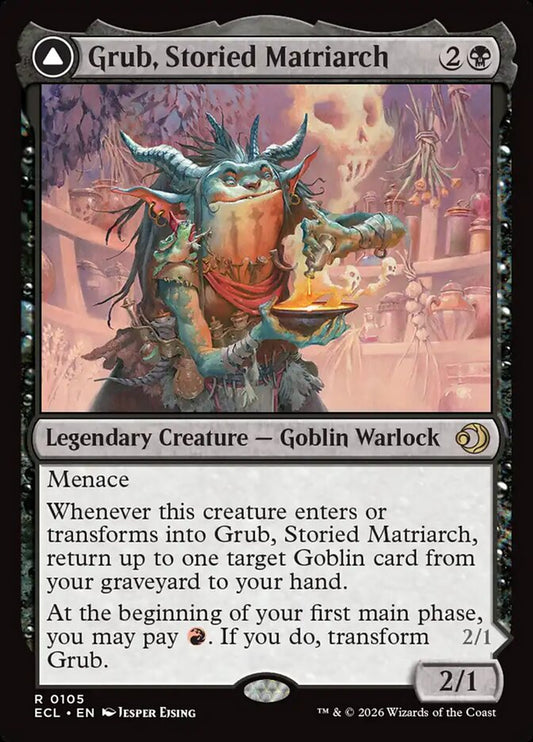 ECL-0105 | Grub, Storied Matriarch // Grub, Notorious Auntie | EN  | - | Foil