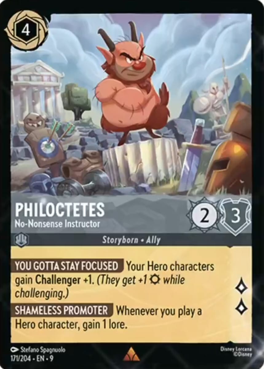 Set 9-171 | Philoctetes - No-Nonsense Instructor | Rare