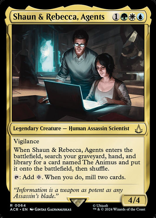 EN | Shaun & Rebecca, Agents | Foil | ACR-64