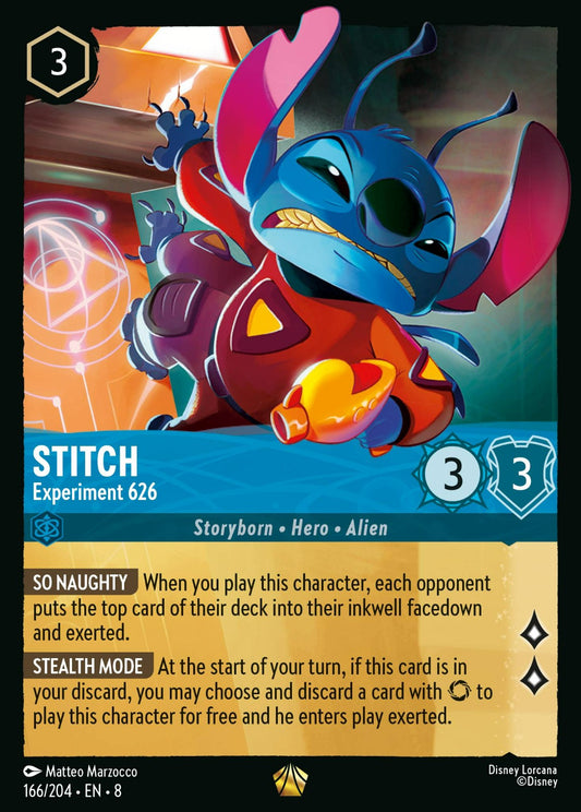 Set 8-166 | Stitch - Experiment 626 | Legendary