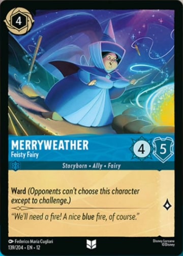Set12-139 | Merryweather – Feisty Fairy | Uncommon | Foil