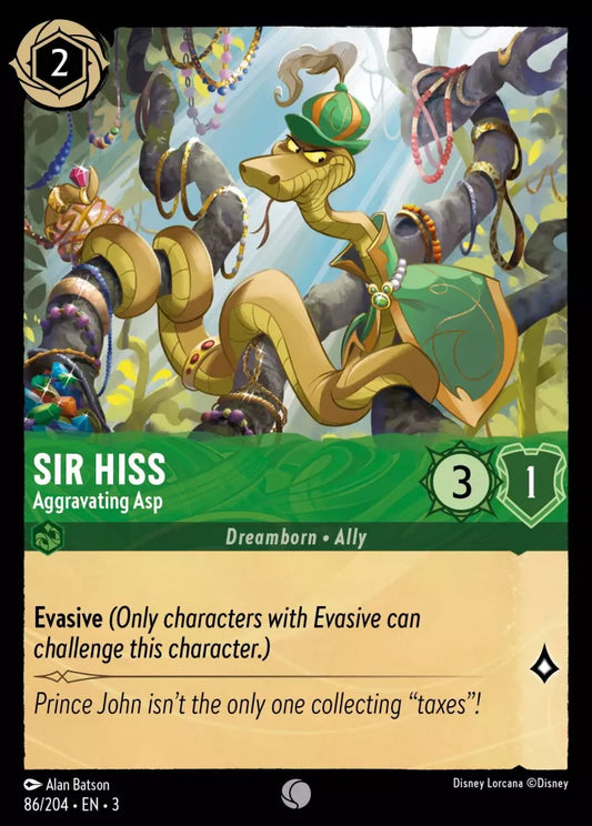 Set 3-086 | Sir Hiss - Aggravating Asp | Common