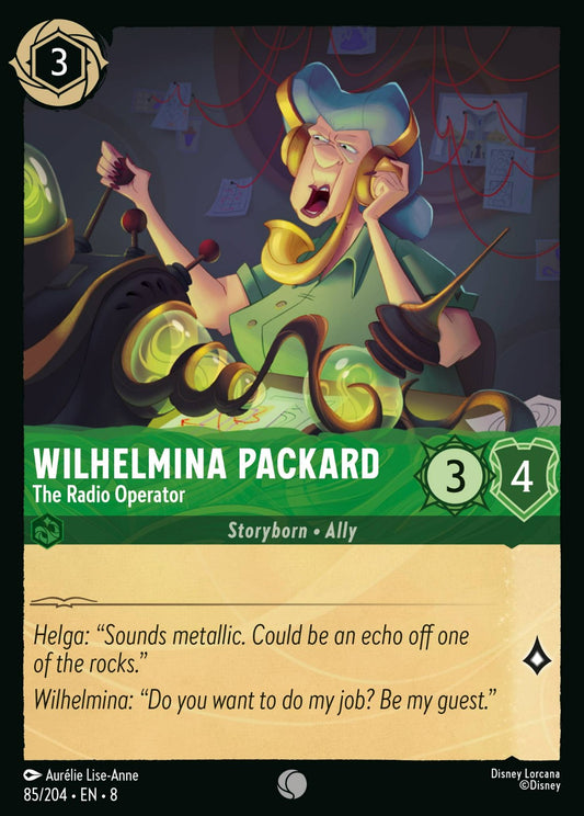 Set 8-085 | Wilhelmina Packard - The Radio Operator | Common