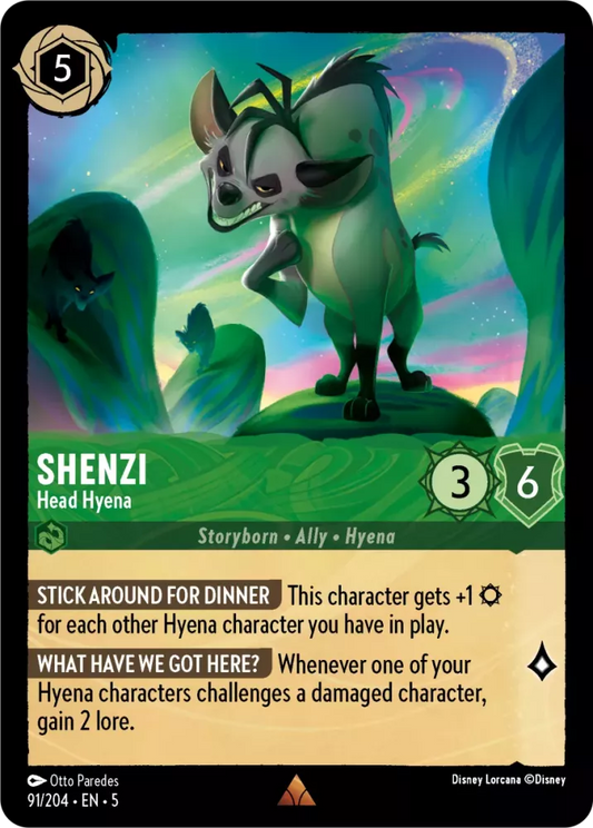 Set 5-091 | Shenzi - Head Hyena | Rare
