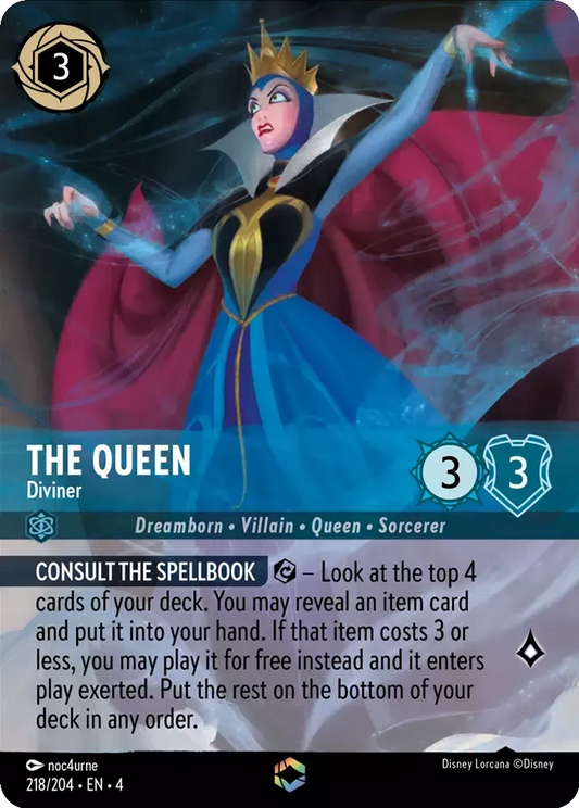 Set 4-218 | The Queen - Diviner | Enchanted