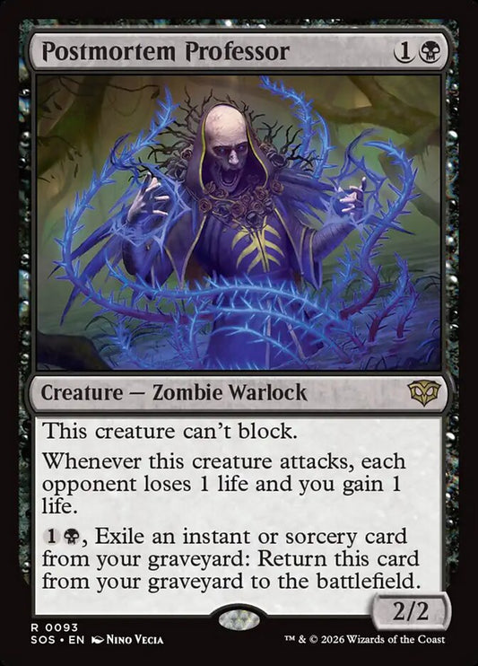 SOS-093 Postmortem Professor -EN- R (Foil)
