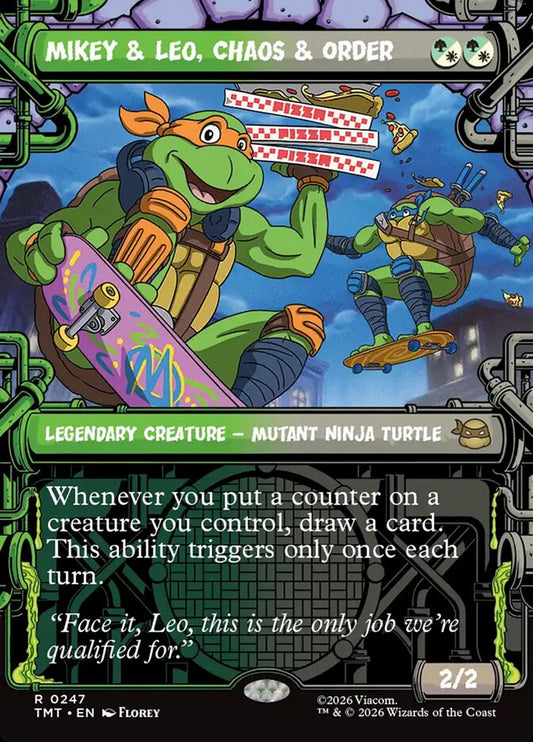 TMT-247 Mikey & Leo, Chaos & Order | Rare (EN)