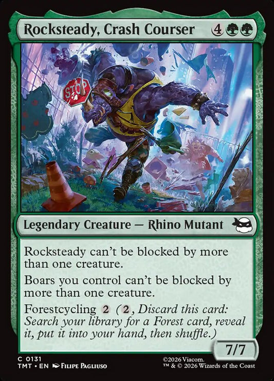 TMT-0131 | Rocksteady, Crash Courser | EN  | - | Foil
