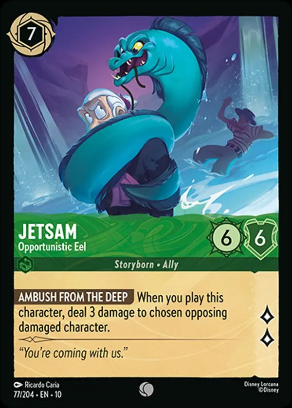 Set 10-077 | Jetsam - Opportunistic Eel | Common