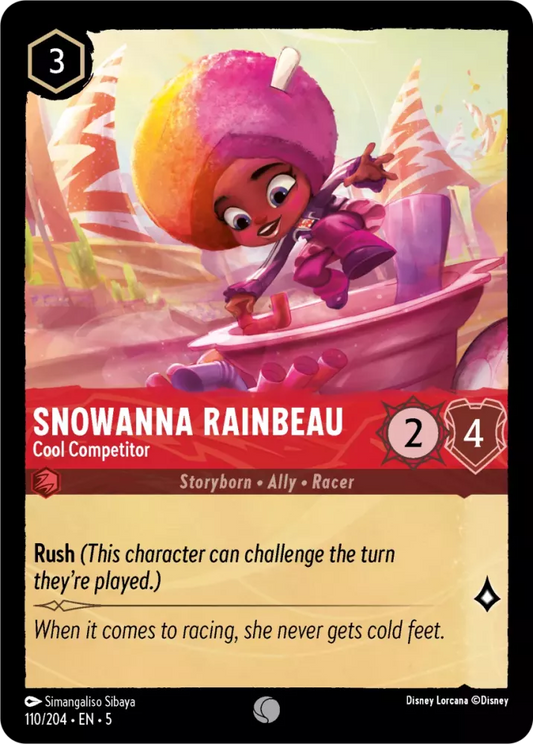 Set 5-110 | Snowanna Rainbeau - Cool Competitor | Common