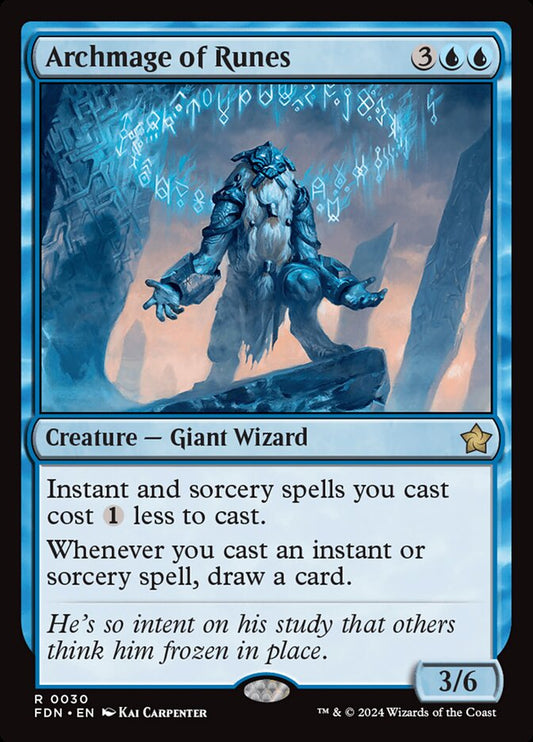 FDN-0030 | Archmage of Runes | EN  | - | Foil