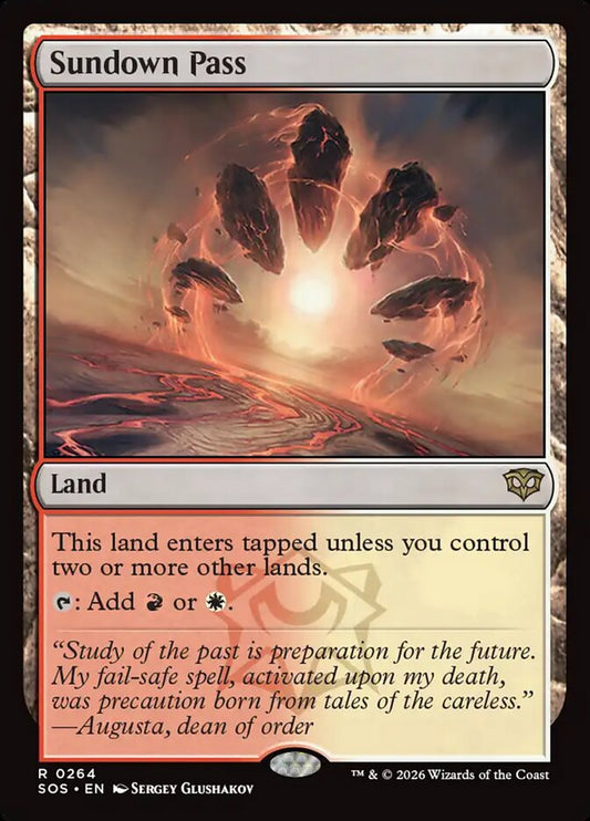 SOS-264  Sundown Pass -EN- R (Non-Foil)