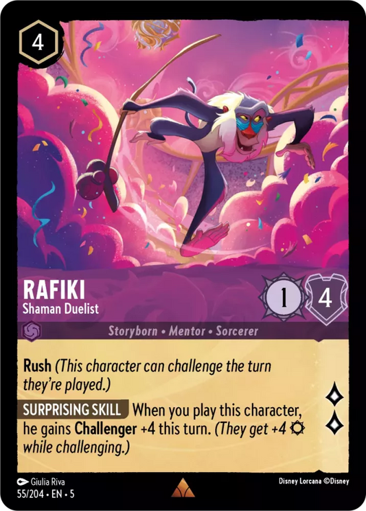Set 5-055 | Rafiki - Shaman Duelist | Rare