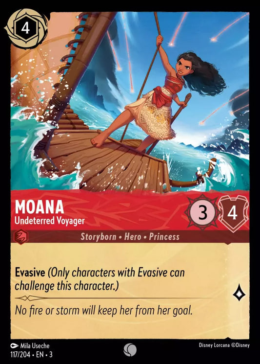 Set 3-117 | Moana - Undeterred Voyager | Common