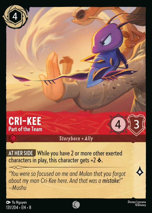 Set 8-131 | Cri-Kee - Part of the Team | Common