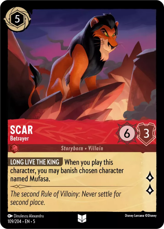 Set 5-109 | Scar - Betrayer | Uncommon