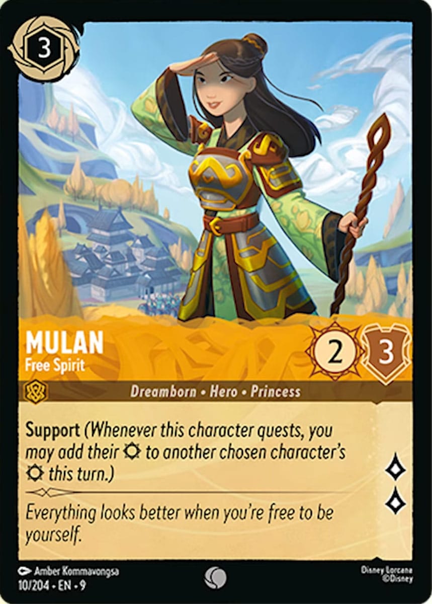 Set 9-010 | Mulan - Free Spirit | Common