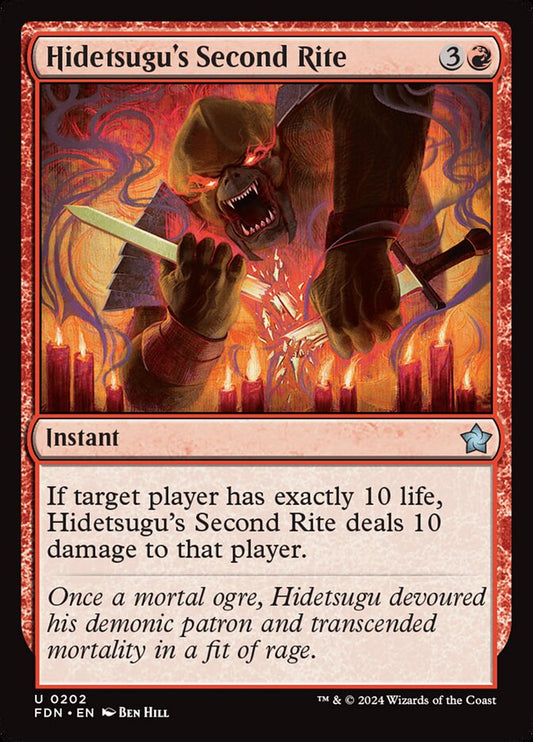 FDN-0202 | Hidetsugu's Second Rite | EN  | - | Non-Foil