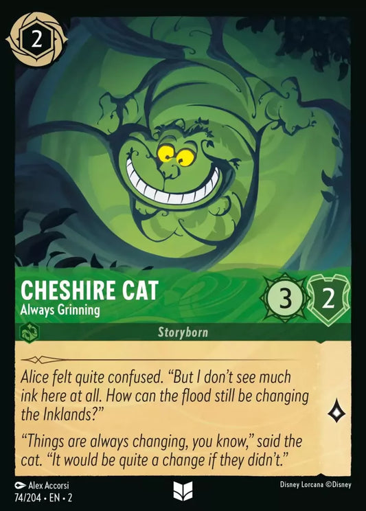 Set 2-074 | Cheshire Cat - Always Grinning | Uncommon