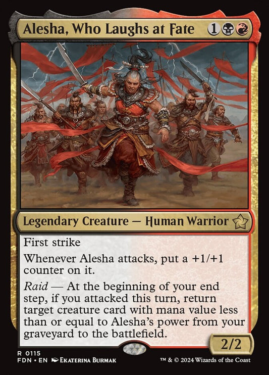 FDN-0115 | Alesha, Who Laughs at Fate | EN  | - | Foil