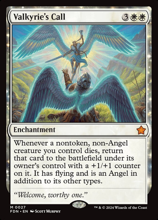 FDN-0027 | Valkyrie's Call | EN  | - | Foil
