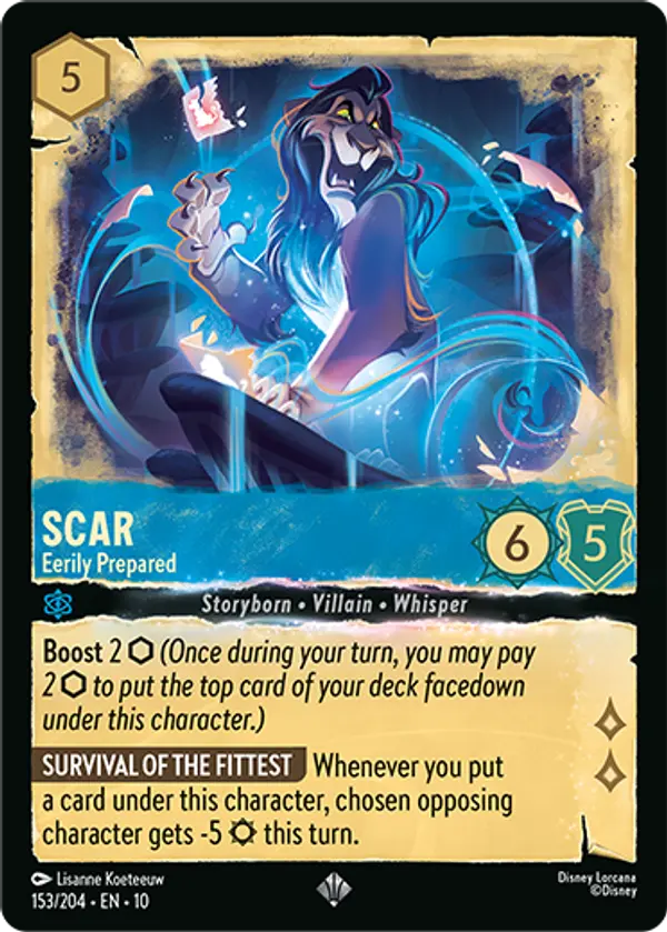 Set 10-153 | Scar - Eerily Prepared | Super Rare