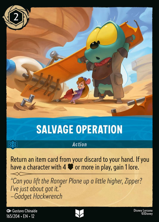 Set12-165 | Salvage Operation | Uncommon | Non-Foil