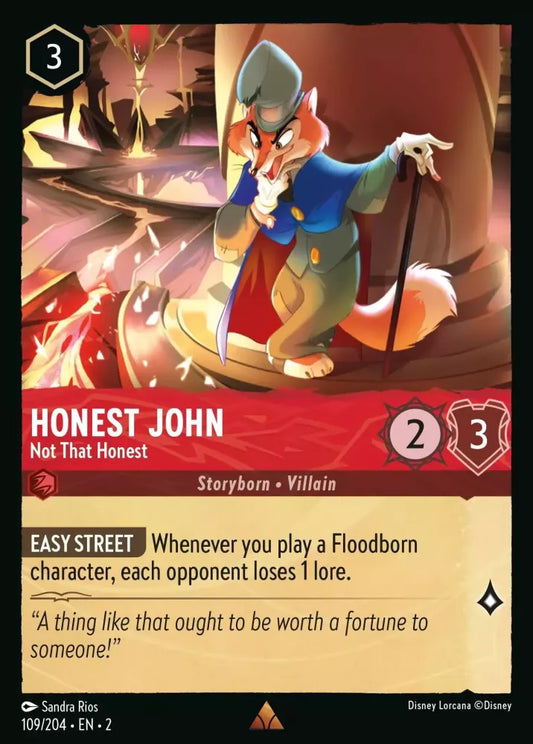 Set 2-109 | Honest John - Not That Honest | Rare