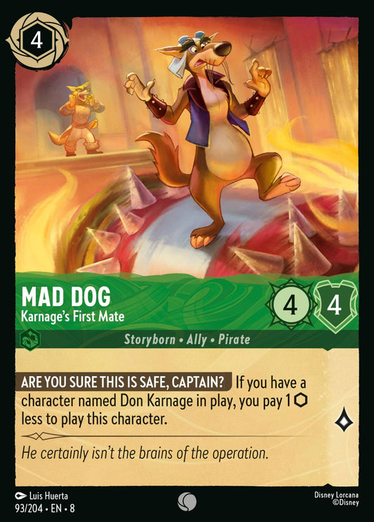 Set 8-093 | Mad Dog - Karnage's First Mate | Common