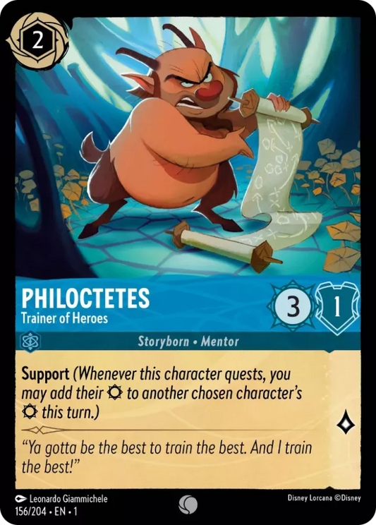 Set 1-156 | Philoctetes - Trainer of Heroes |  Common