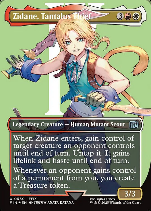 EN | Zidane, Tantalus Thief| Surge Foil| FIN-550