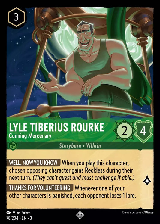 Set 3-078 | Lyle Tiberius Rourke - Cunning Mercenary | Super Rare