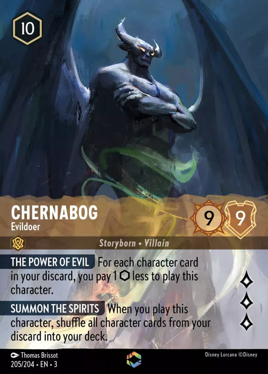 Set 3-205 | Chernabog - Evildoer | Enchanted