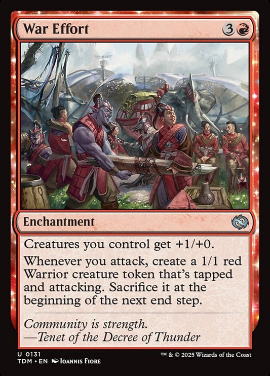 TDM-0131 | War Effort | EN  | - | Foil