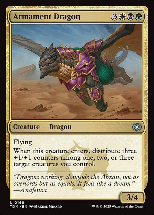 TDM-0168 | Armament Dragon | EN  | - | Foil