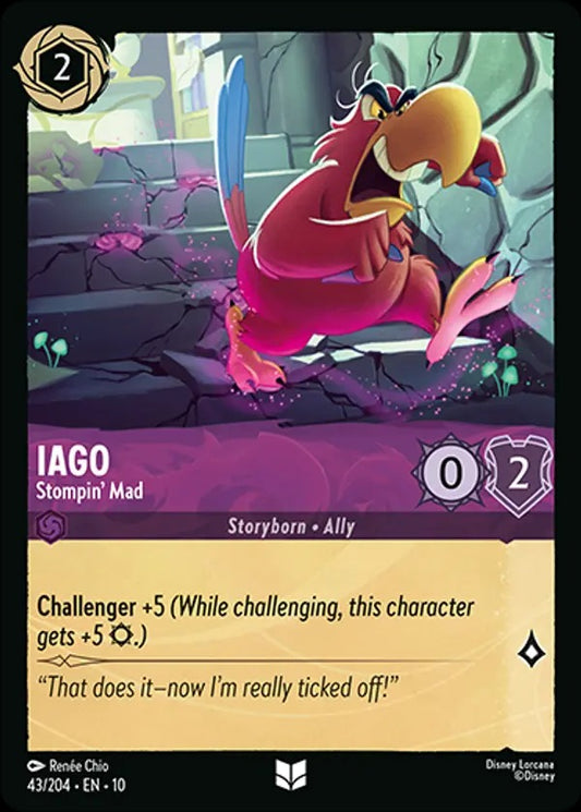 Set 10-043 | Iago - Stompin' Mad | Uncommon