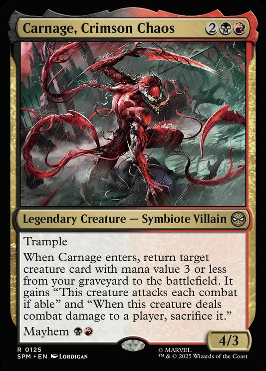 SPM-125 Carnage, Crimson Chaos | Rare (EN)