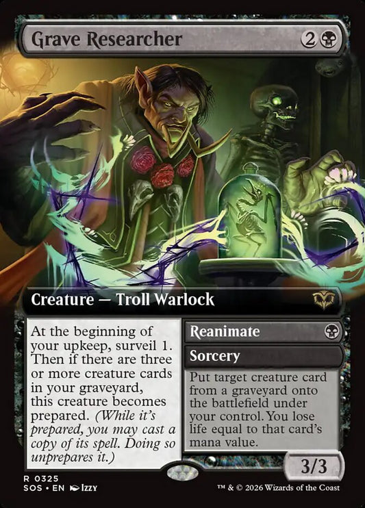 SOS-325  Grave Researcher // Reanimate -EN- R (Non-Foil)