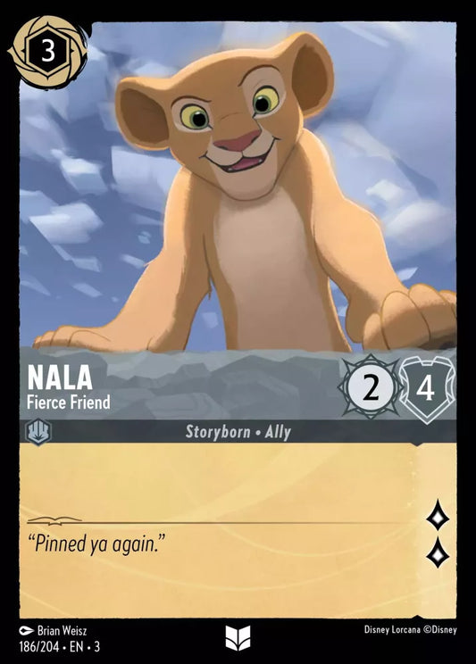 Set 3-186 | Nala - Fierce Friend | Uncommon