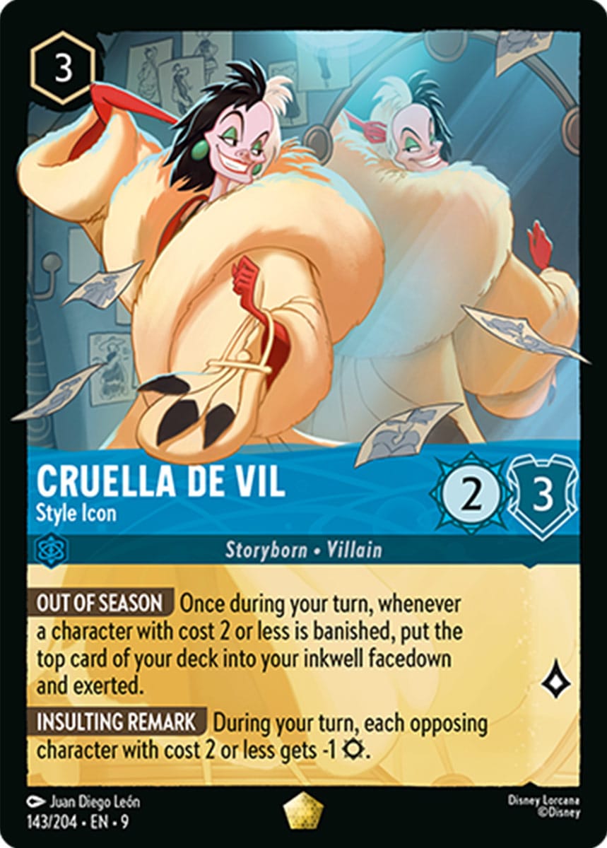 Set 9-143 | Cruella De Vil - Style Icon | Legendary