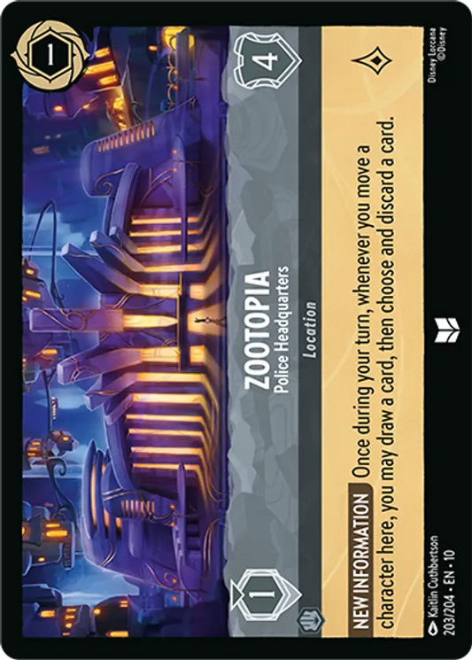 Set 10-203 | Zootopia - Police Headquarters | Uncommon