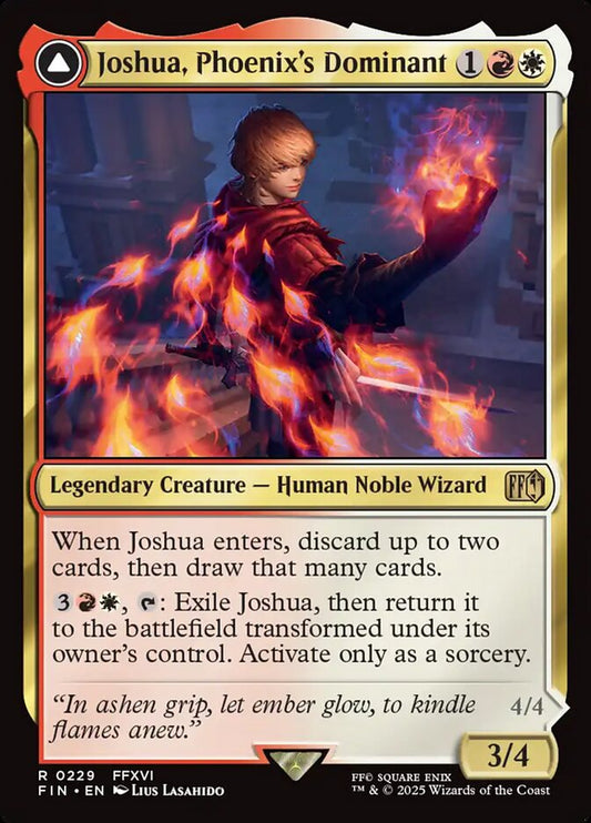 FIN-0229 | Joshua, Phoenix's Dominant // Phoenix, Warden of Fire | EN  | - | Non-Foil