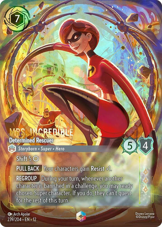 Set12-239 | Mrs. Incredible – Determined Rescuer | Legendary | Foil