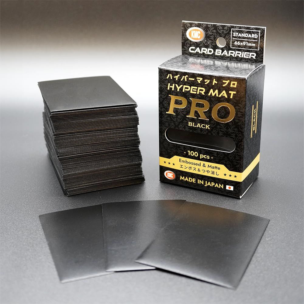 Hyper MAT Pro Black – 100 Sleeves – KMC Black