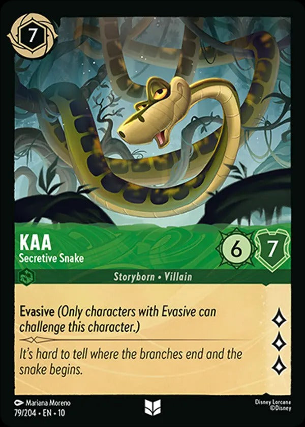 Set 10-079 | Kaa - Secretive Snake | Uncommon