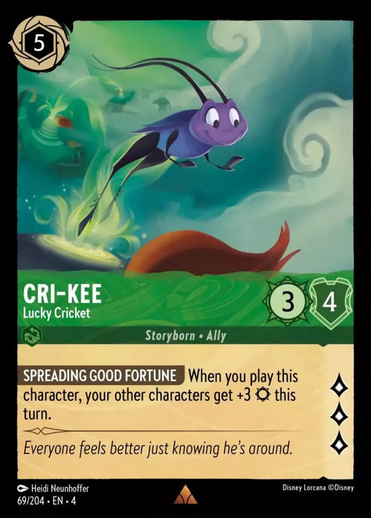 Set 4-069 | Cri-Kee - Lucky Cricket | Rare