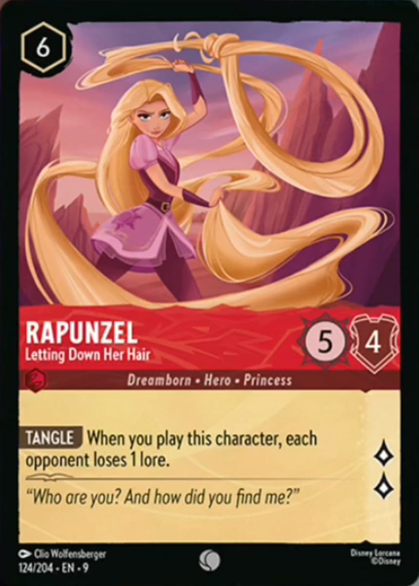 Set 9-124 | Rapunzel - Letting Down Her Hair | Common